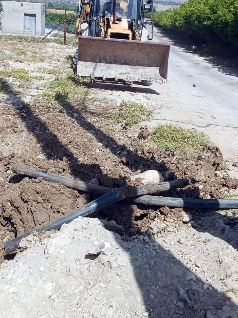 إزالة اعتداءات للري غير المشروع بالأغوار الشمالية