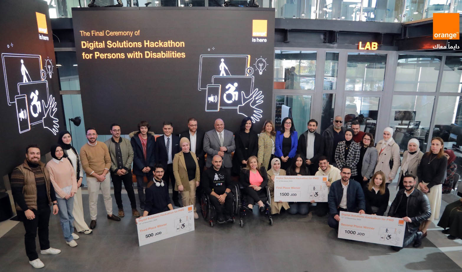 Orange Jordan Concludes Persons with Disabilities Hackathon, Honors Winners