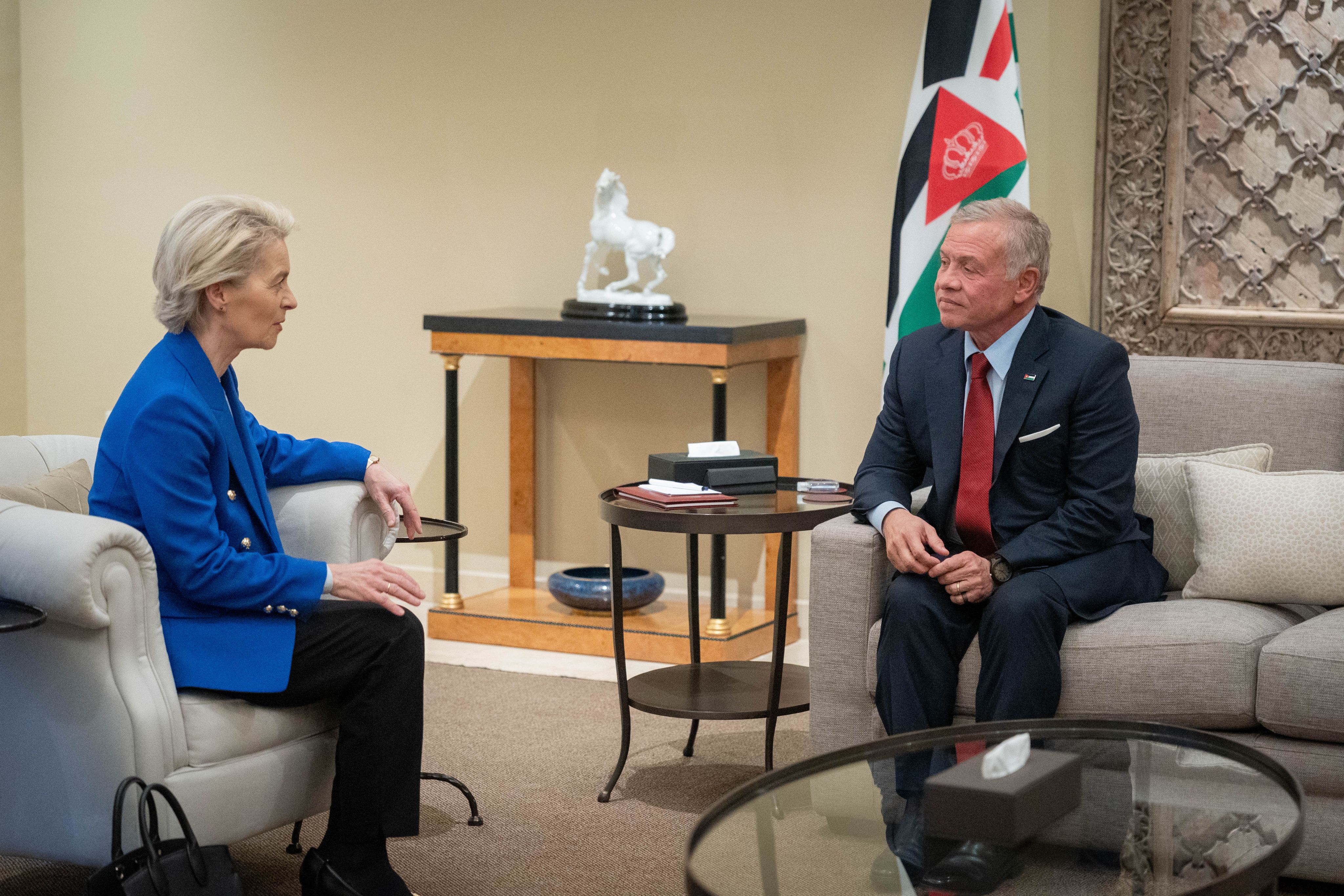 King receives European Commission president