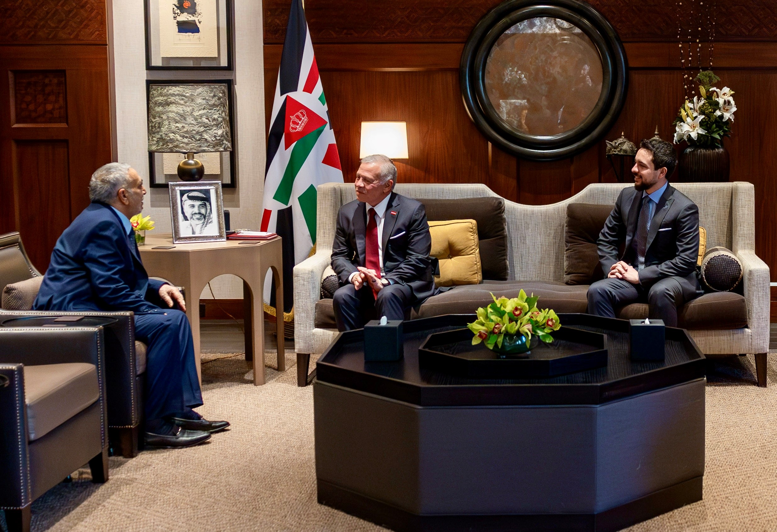 King receives Iraq parliament speaker