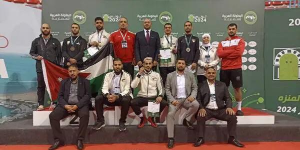 Jordanian Wrestlers Shine at Arab Championship with Five Medals