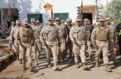 Army chief visits Prince Hassan 4th Mechanized Battalion