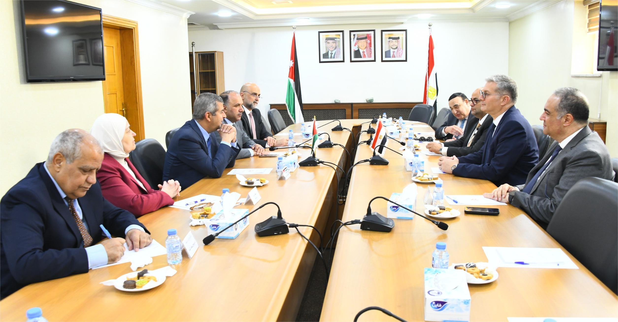 Jordan, Egypt Energy Ministers talk cooperation on diversification, natural gas, expertise exchange