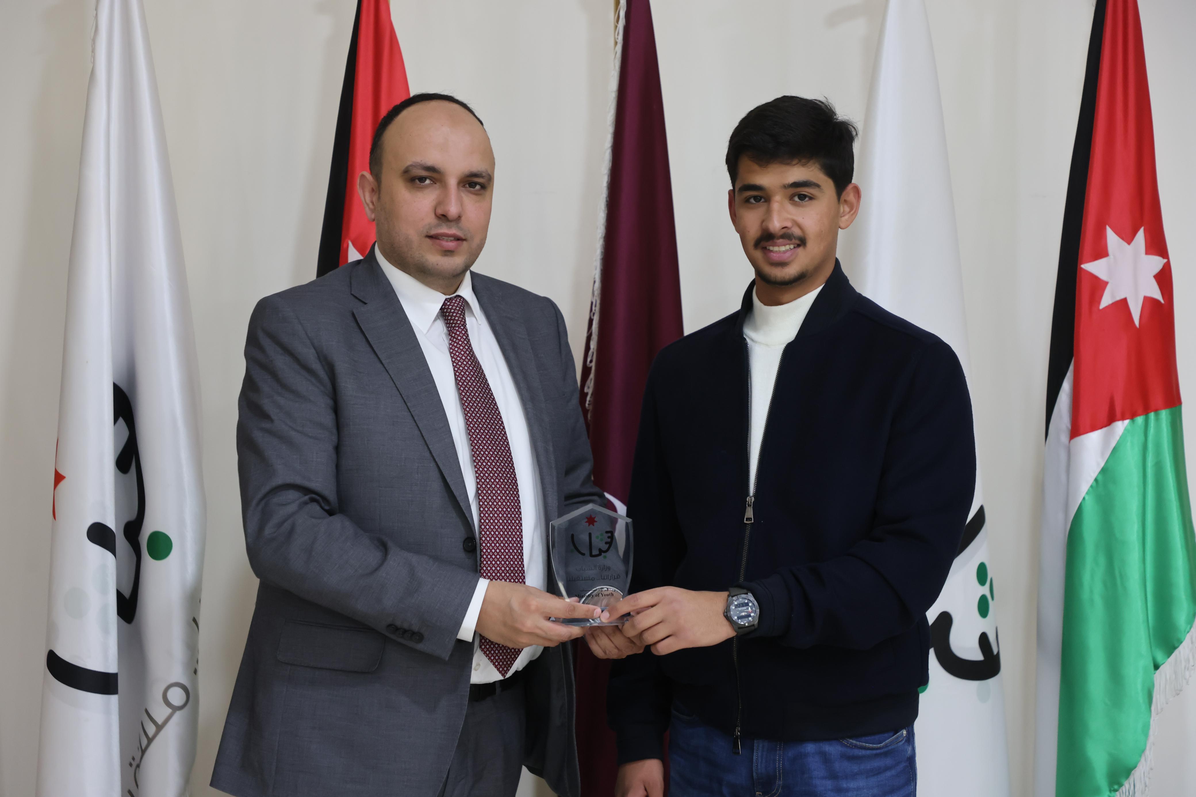 Youth Minister honors equestrian Abdullah Hourani