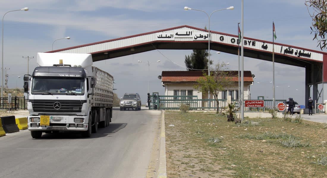Steady Flow of Jordanian Trucks Into Syria Through Joint Free Zone
