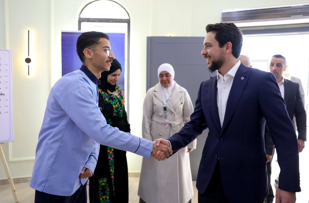 Crown Prince visits culinary arts excellence centre in Madaba