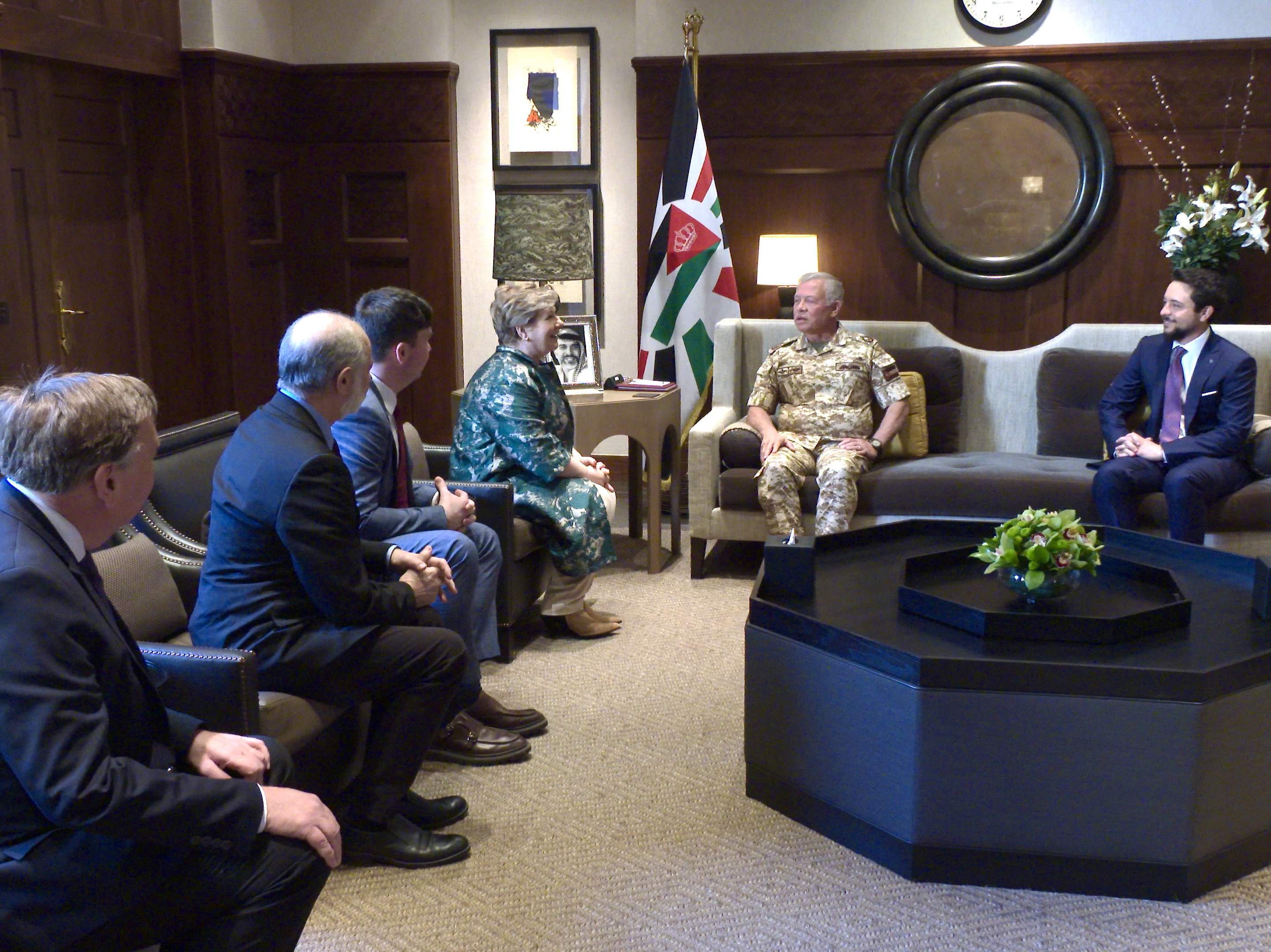 King receives chair of UK House of Commons Foreign Affairs Committee