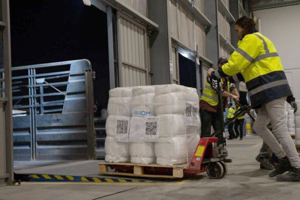 IOM dispatches interagency aid convoy post-ceasefire to Gaza
