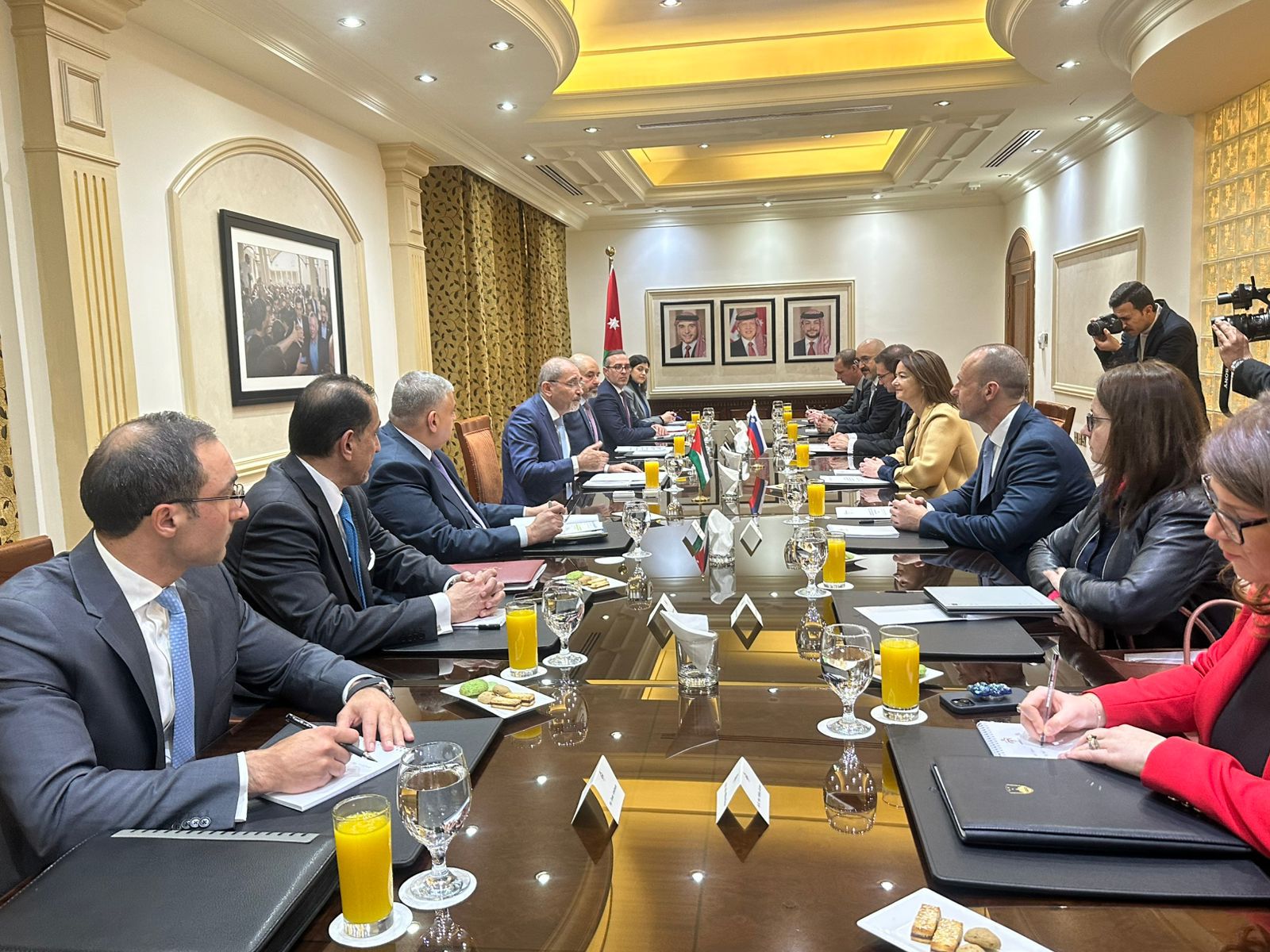 Jordan's, Slovenia's foreign ministers talk region, ties