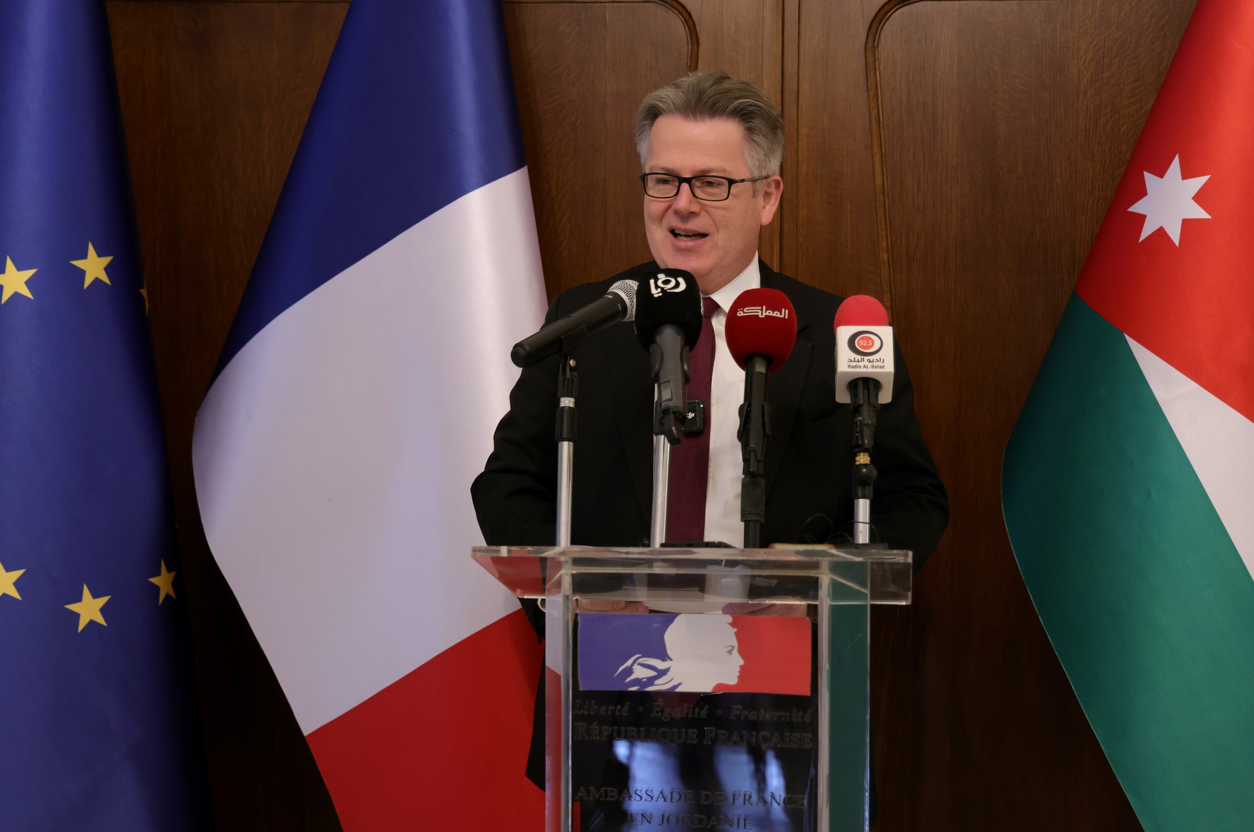 French Ambassador Reaffirms Support for Jordan, Commitment to Regional Stability