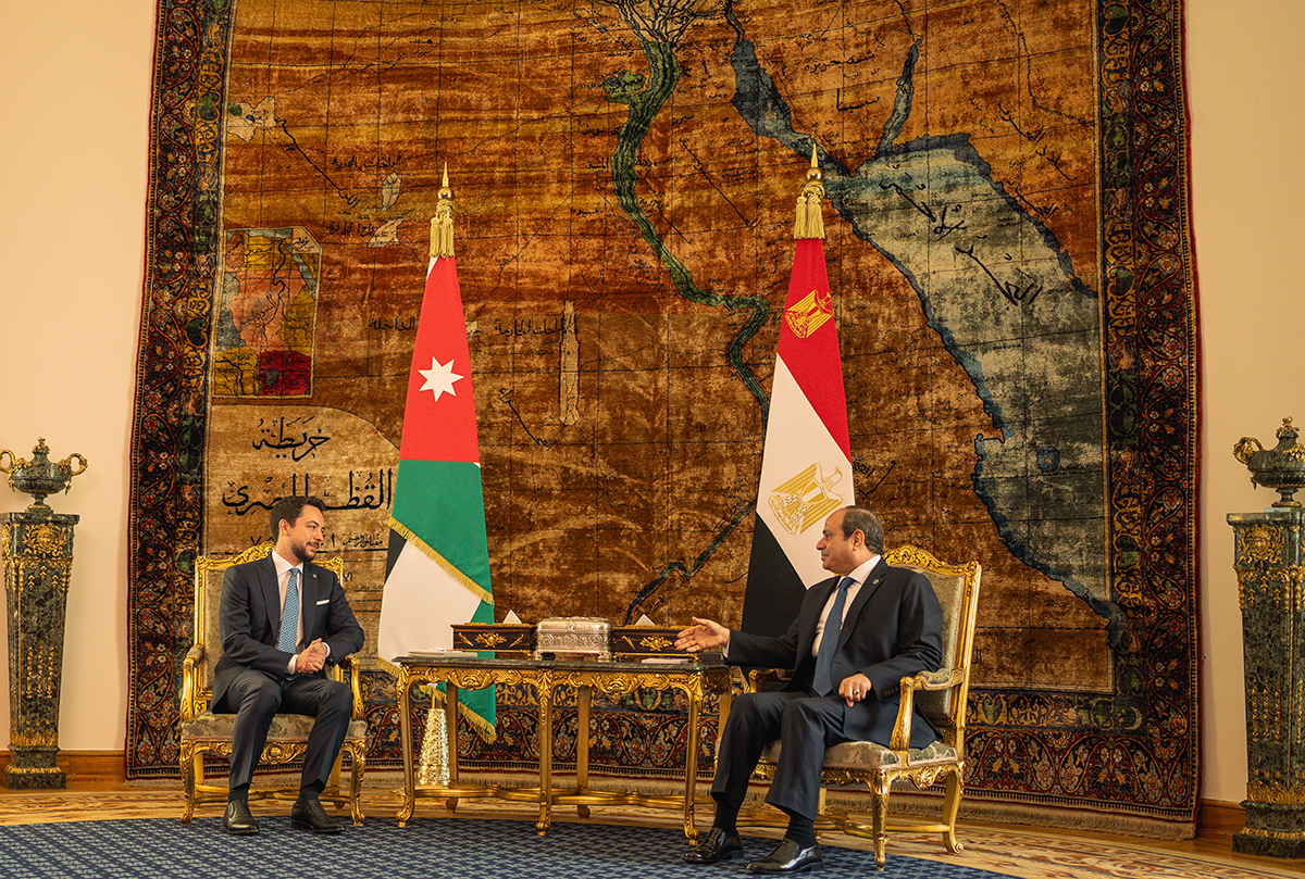 Crown Prince meets Egypt President in Cairo on Gaza