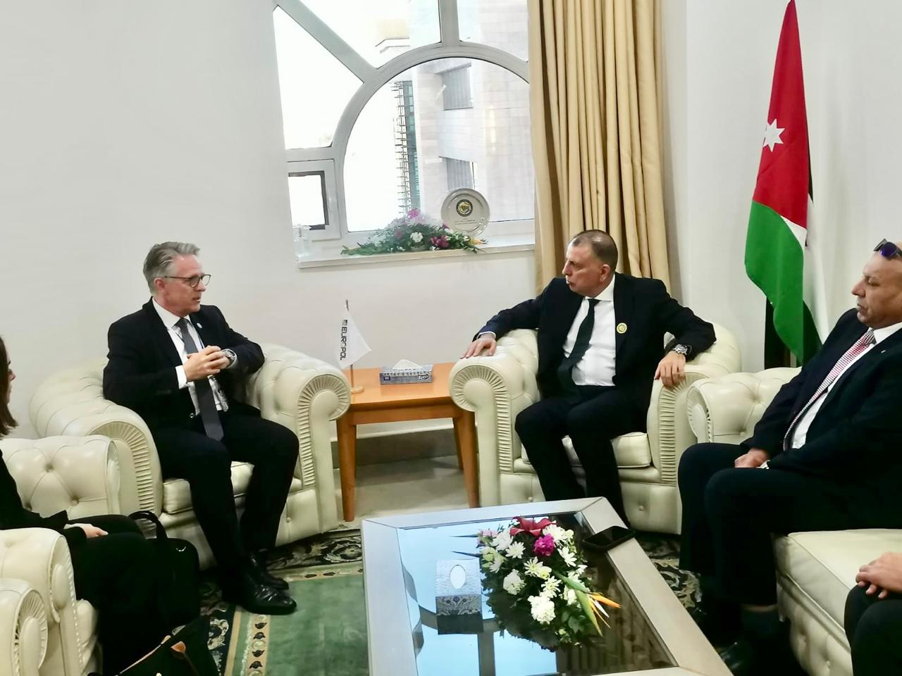 Interior Minister meets Interpol President, Europol Deputy Executive Director in Tuins