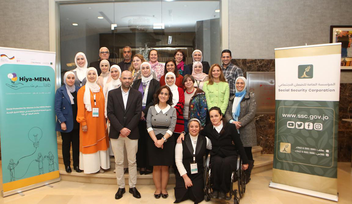 1st national workshop for GIZ's social innovation lab Hiya-MENA concludes in Amman