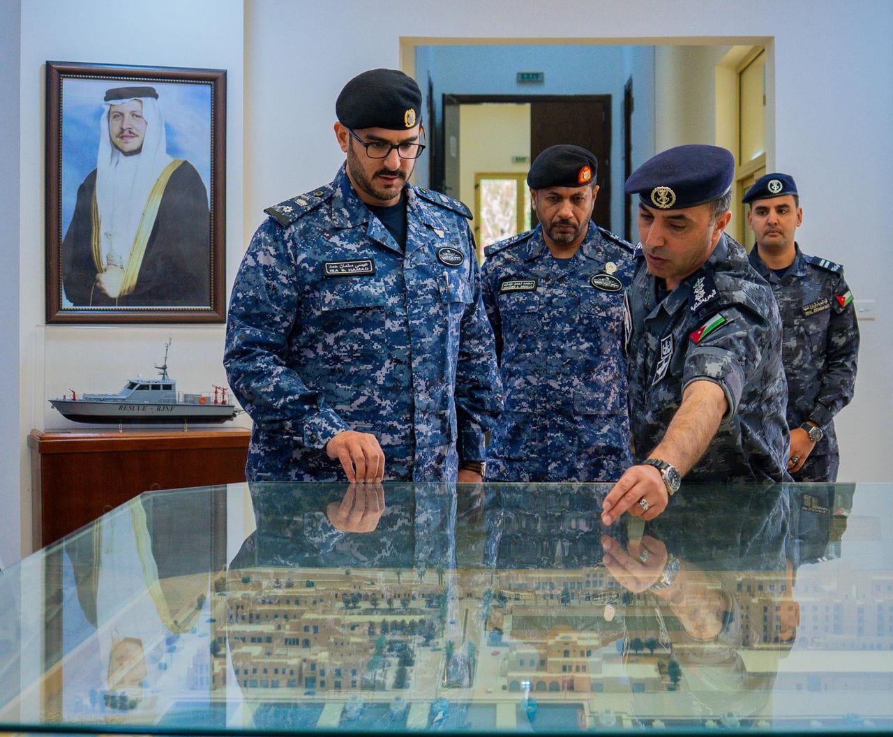 Bahraini delegation visits Royal Jordanian Navy and Royal Boats Command