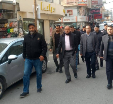 Irbid authorities clear 22 street violations in commercial district