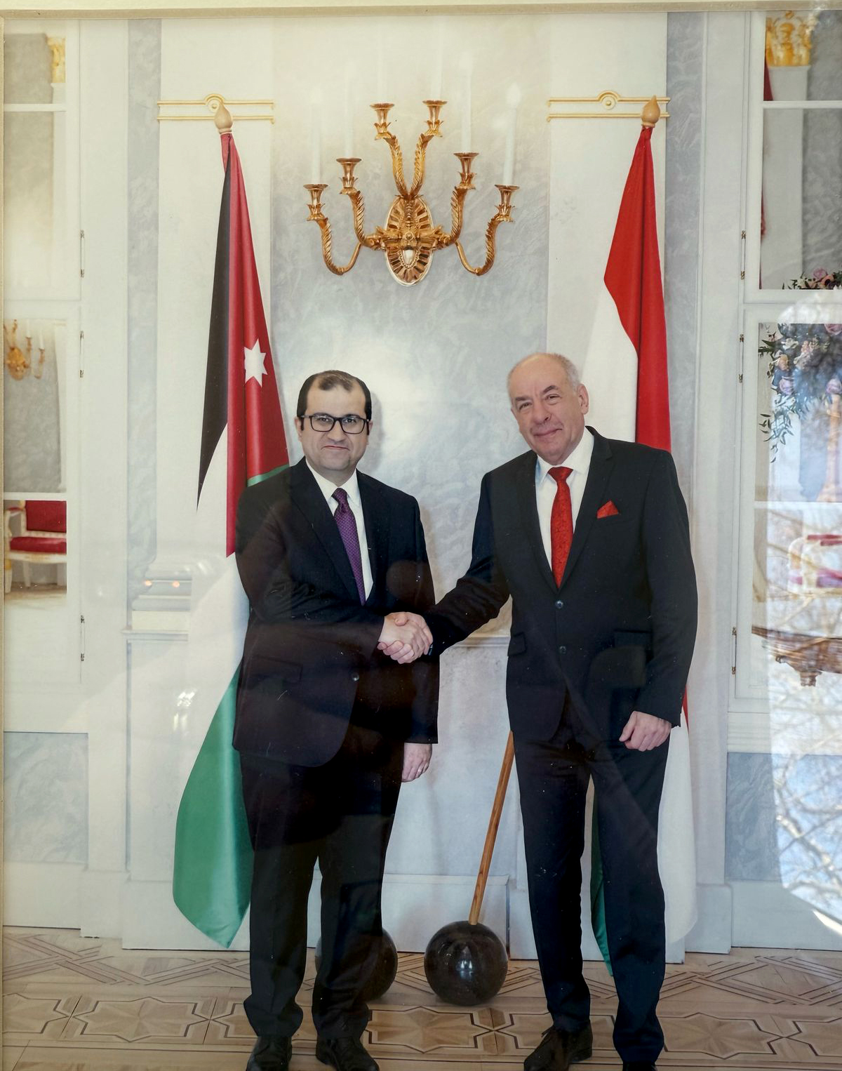 Jordan's ambassador to Hungary presents credentials to President Sulyok