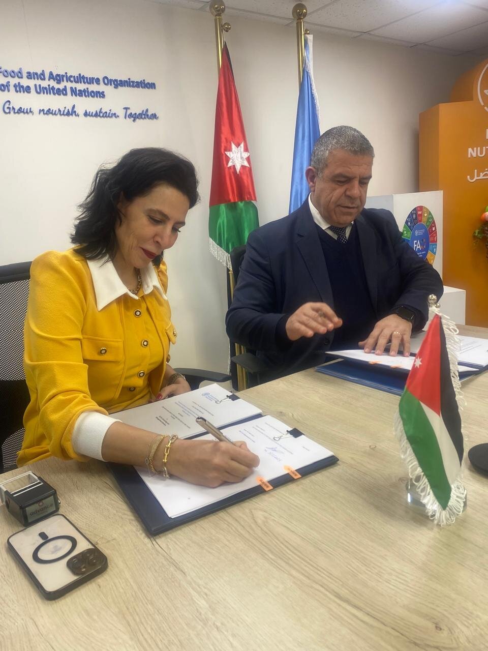 FAO, Fal Sign Agreement to Promote Climate-Smart Agriculture in Jordan