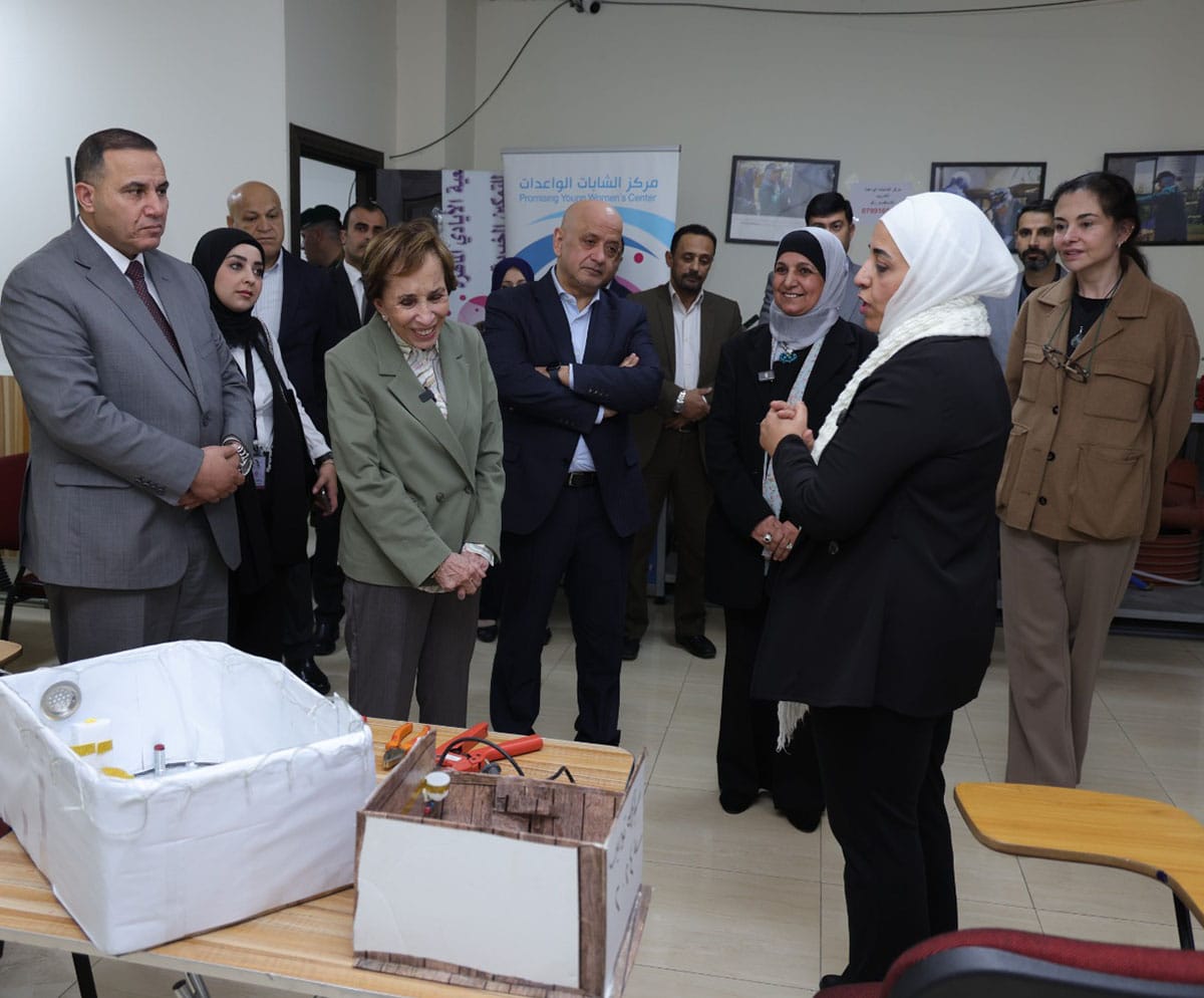 Princess Basma hands charity aid to women productive enterprises in Amman, Russeifa