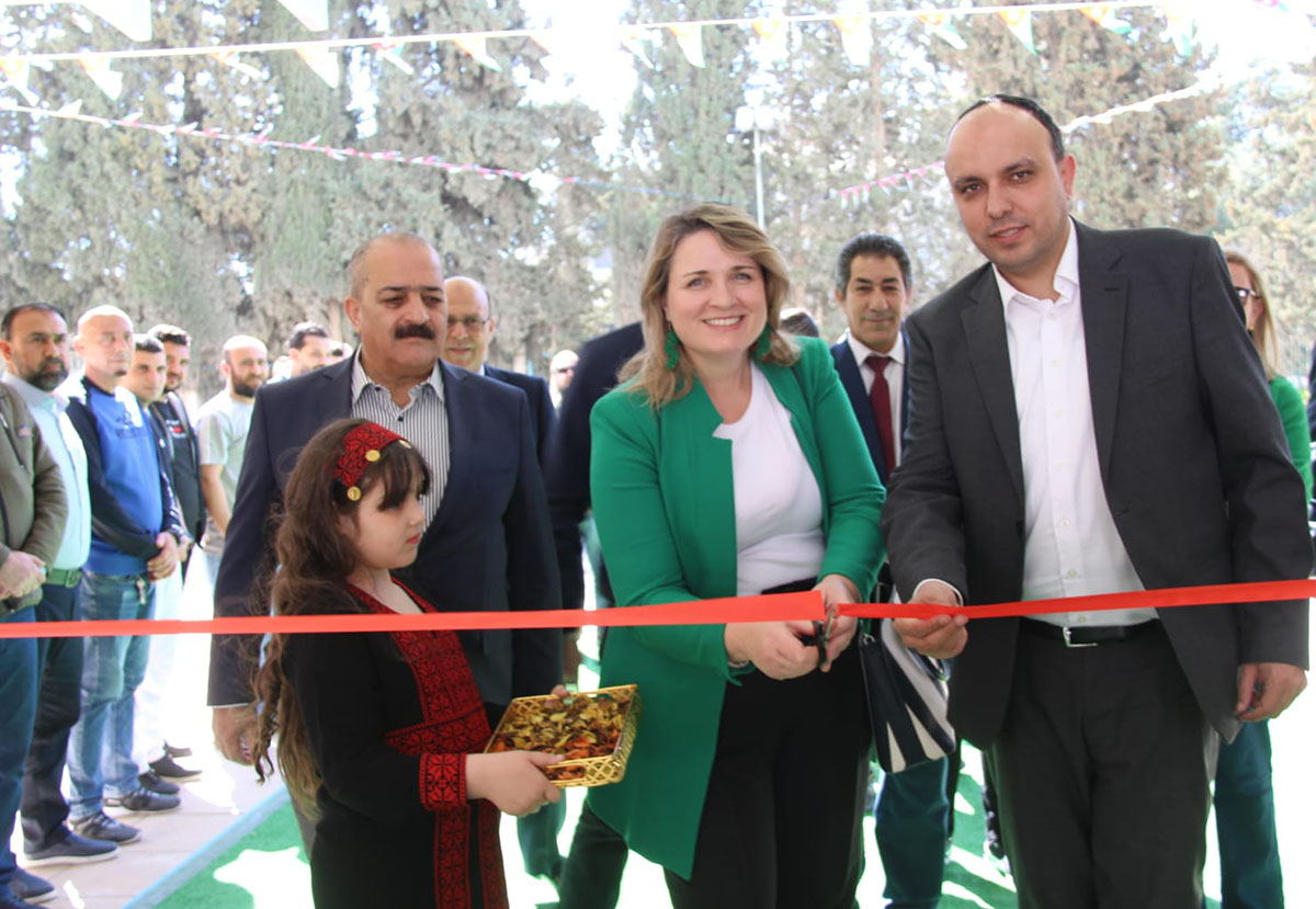 Youth Minister, Irish Ambassador Inaugurate Outdoor Sports Club in Irbid