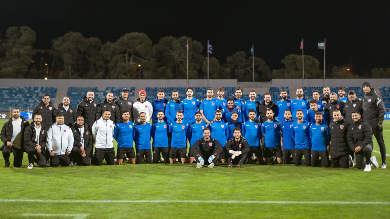 Crown Prince Attends National Football Team’s Training Ahead of Palestine Match