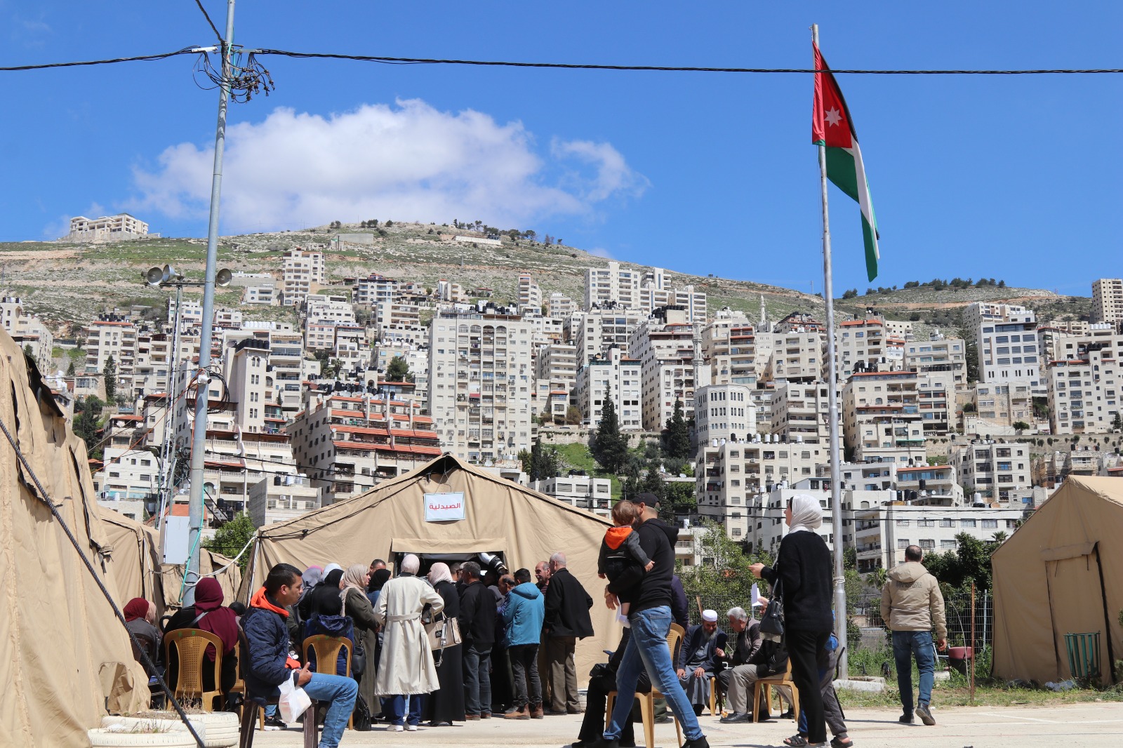 Jordanian field hospital in Nablus begins operations to provide medical aid
