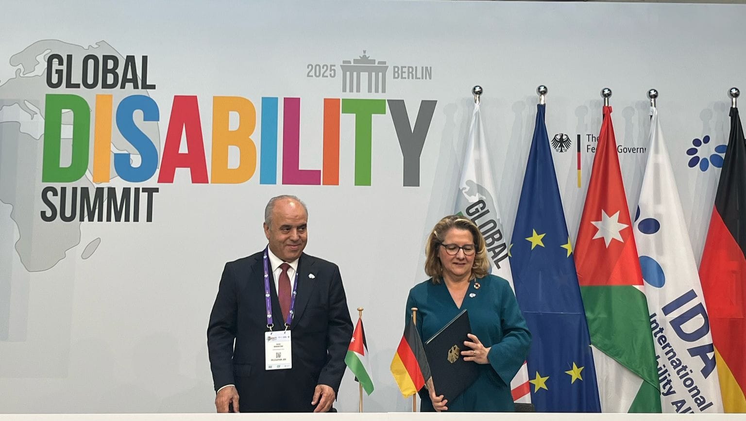 Jordan, Germany Sign Education Agreement for Students with Disabilities at Global Summit