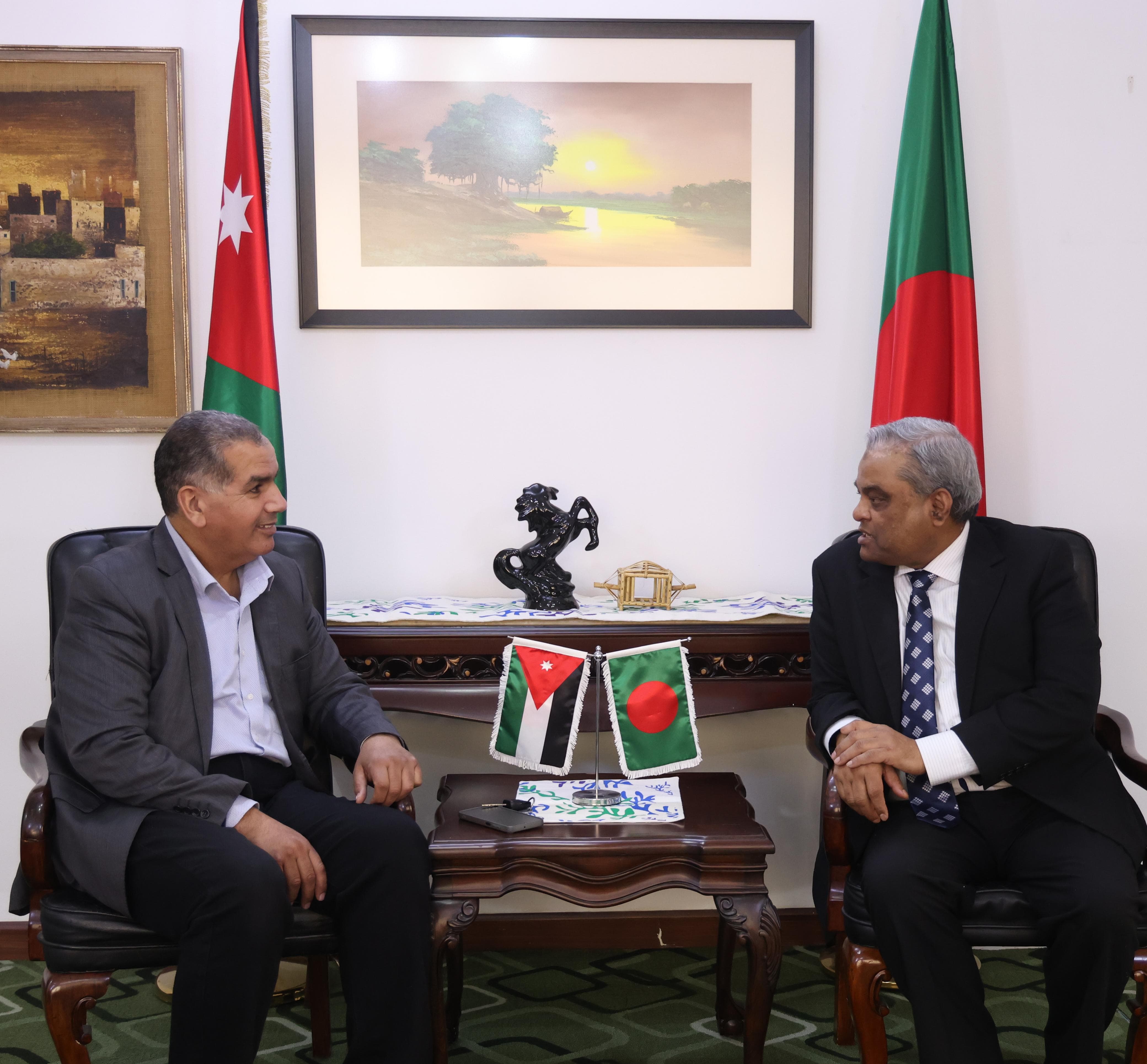 Bangladeshi Ambassador Highlights Deep Ties with Jordan, Reaffirms Support for Palestine