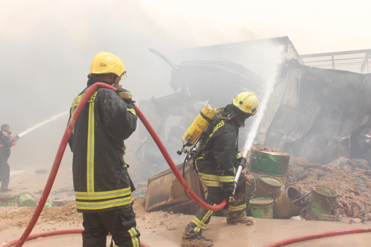 Fire Extinguished at Qatraneh Factory Warehouse Without Injuries