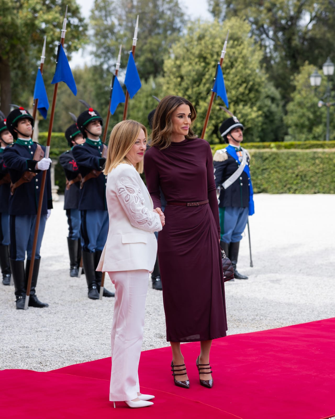 Queen meets Prime Minister of Italy in Rome