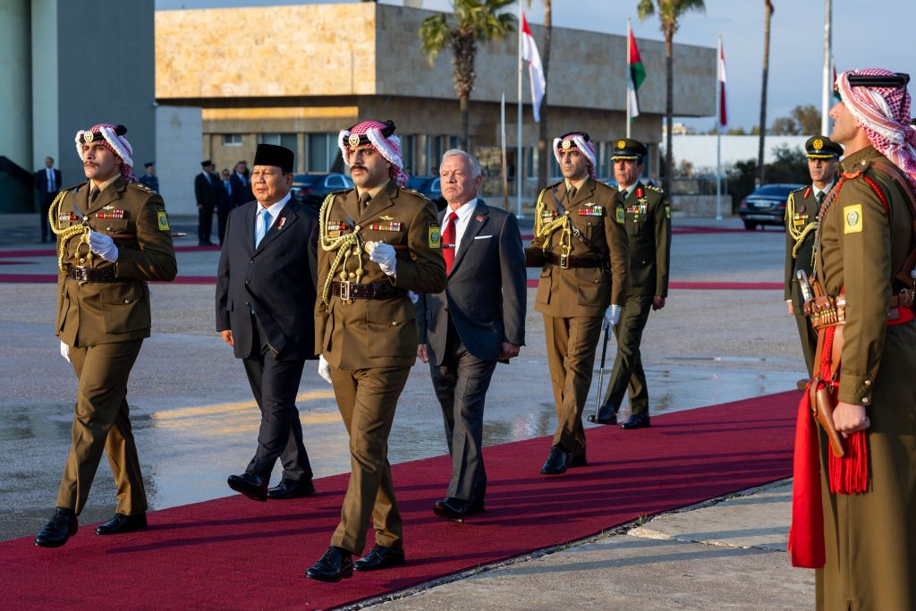 King receives Indonesian president