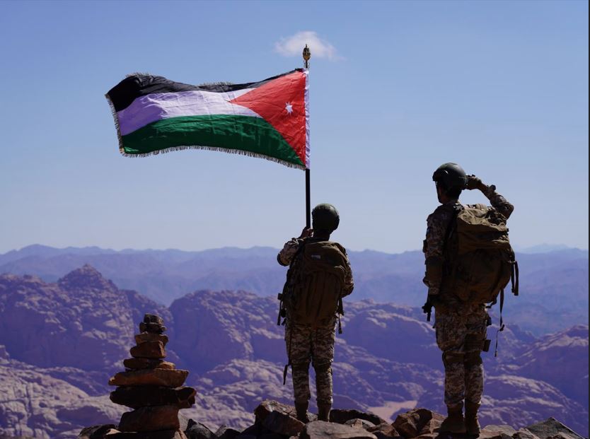 Jordanian Flag Raised on Kingdom’s Highest Peak to Mark Flag Day