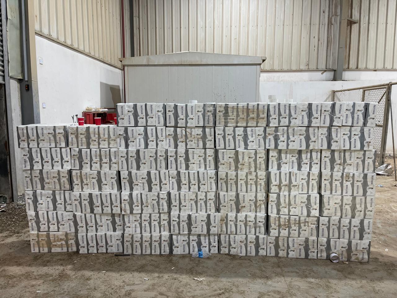 Jordan Customs Foils Cigarette Smuggling Attempt at Al-Karamah Border