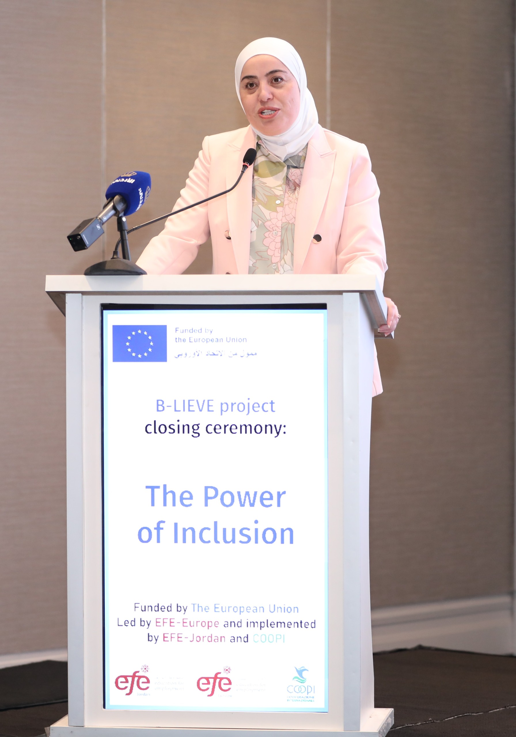 Minister of Social Development sponsors B-LIEVE project closing ceremony