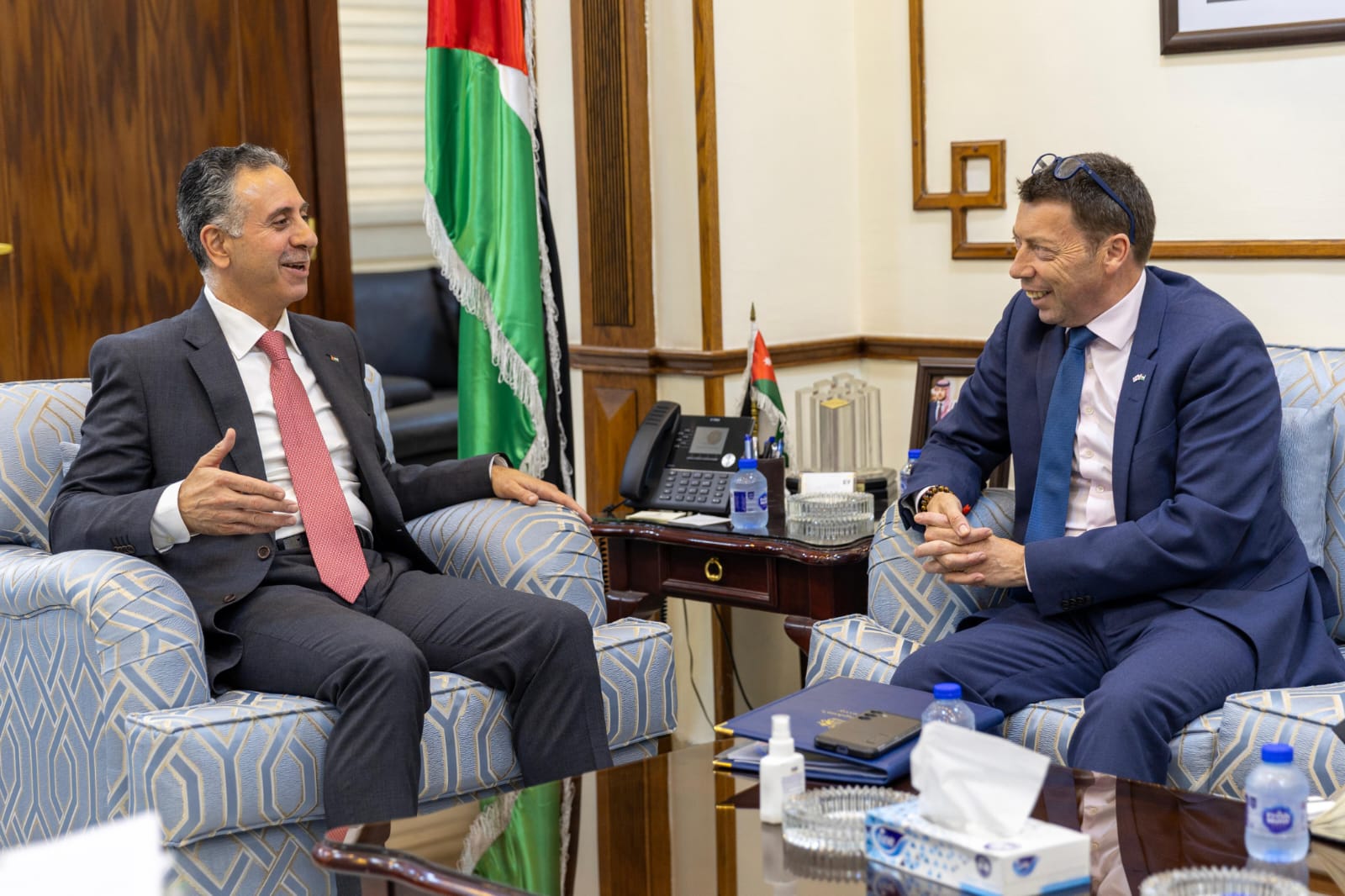 Jordan, Britain talk economic cooperation