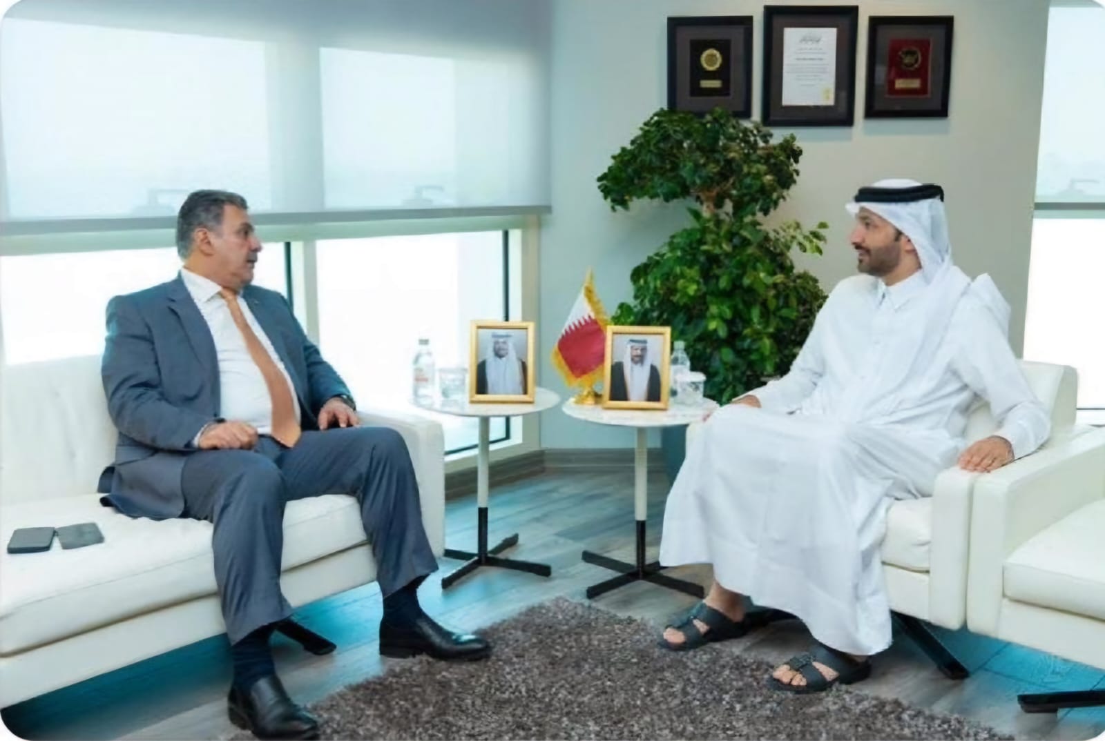 Jordan, Qatar talk telecom, post cooperation