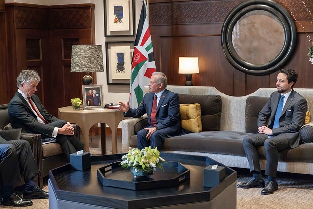 King receives UK national security adviser