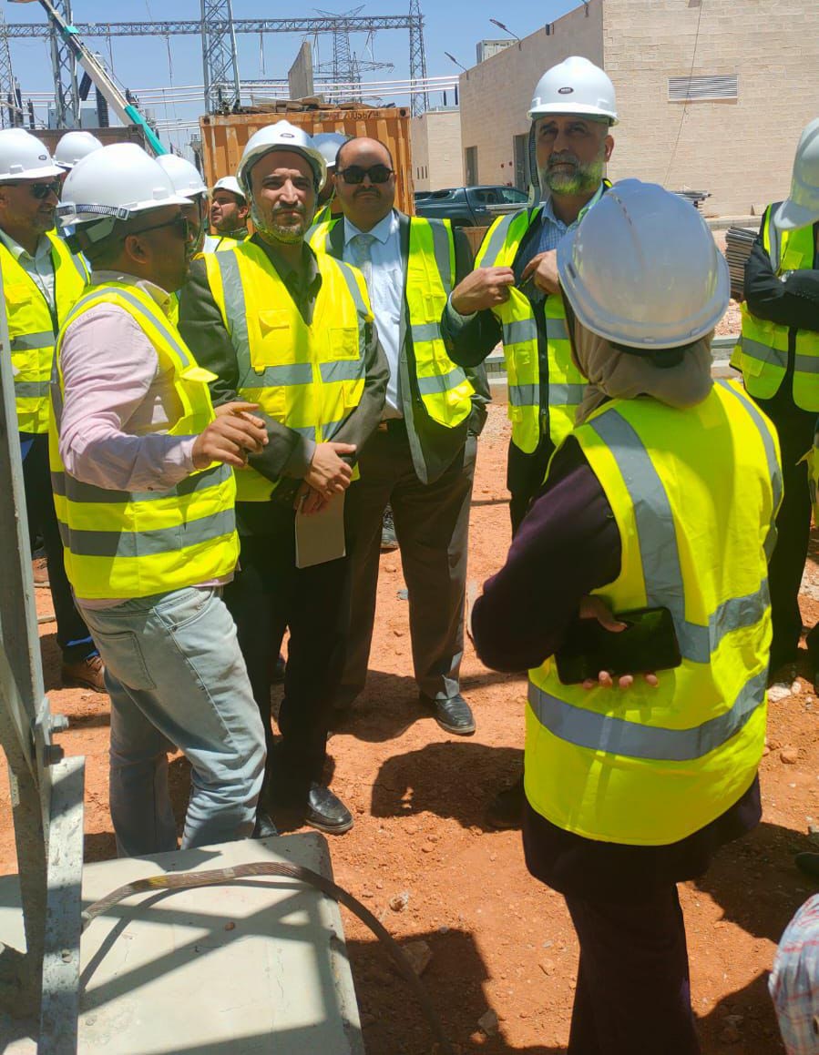 NEPCO Director Reviews Progress on Jordan-Iraq Power Interconnection Project
