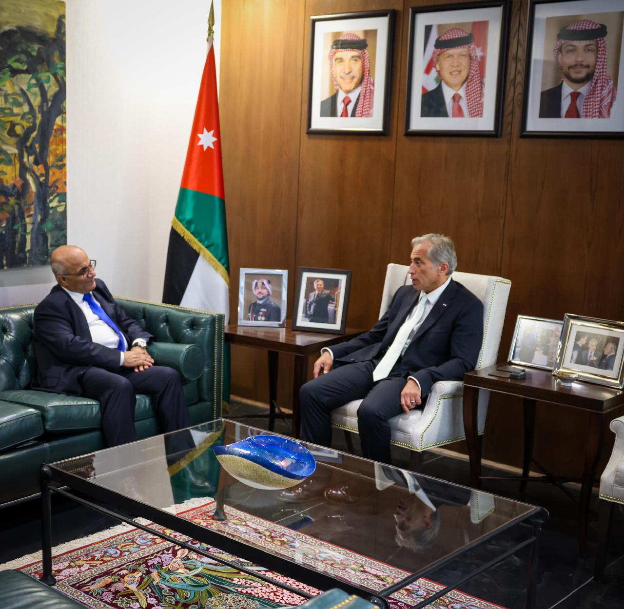 Prime Minister meets with head of Jordan Press Association