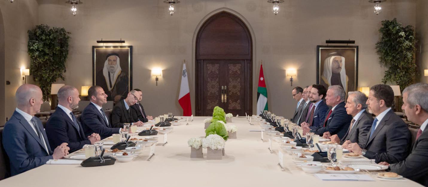 King, Malta PM discuss bilateral ties, regional developments