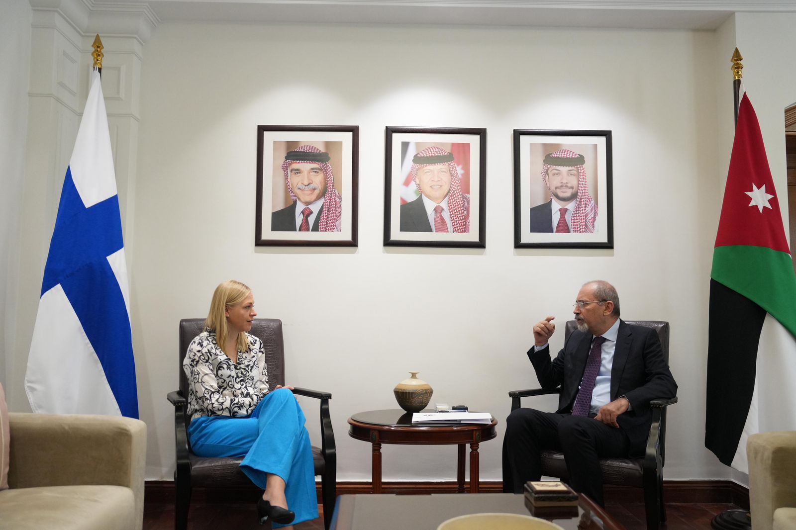 FM, Finnish Counterpart Discuss Ties, Mideast Issues