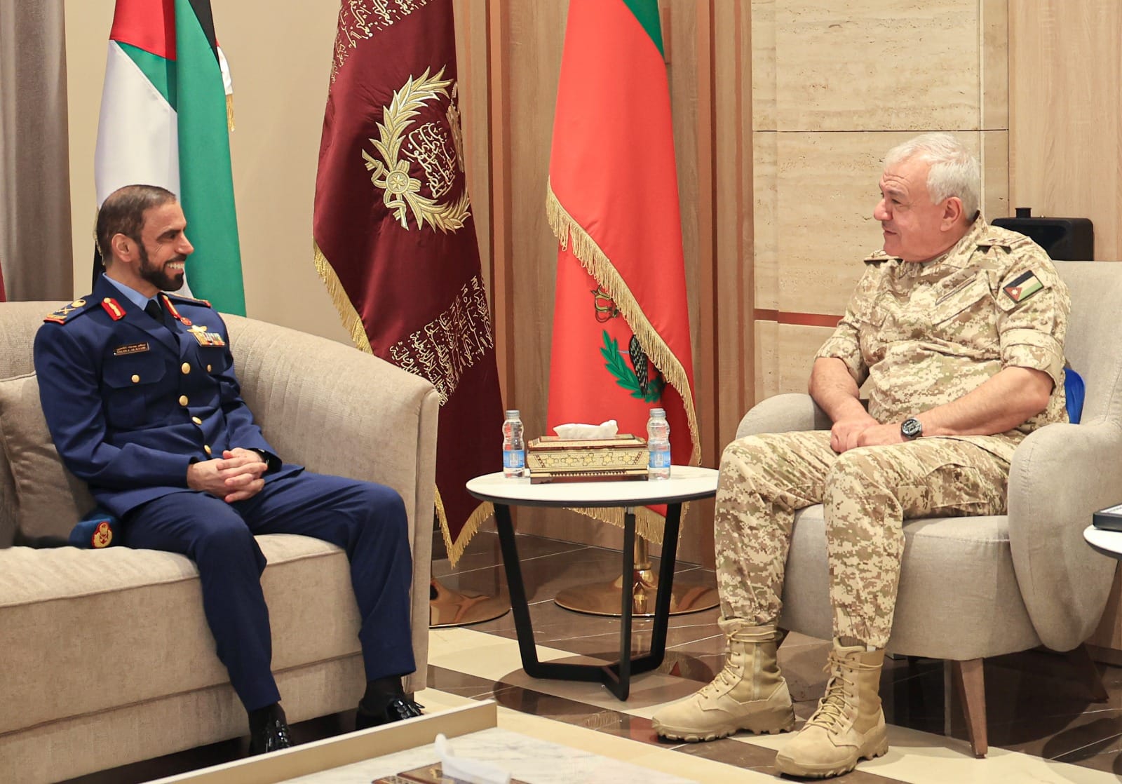 Jordan, UAE Military Leaders Discuss Enhanced Defense Cooperation