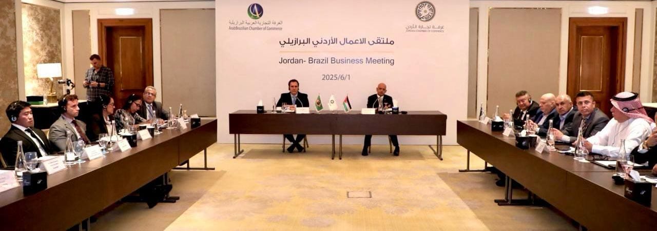 Chamber President highlights Jordan’s role as regional gateway for Brazilian investment