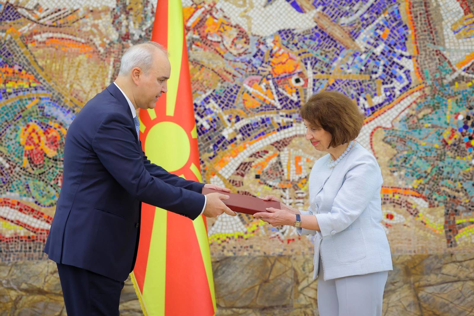 Ambassador Al-Khatib presents credentials to North Macedonia’s President
