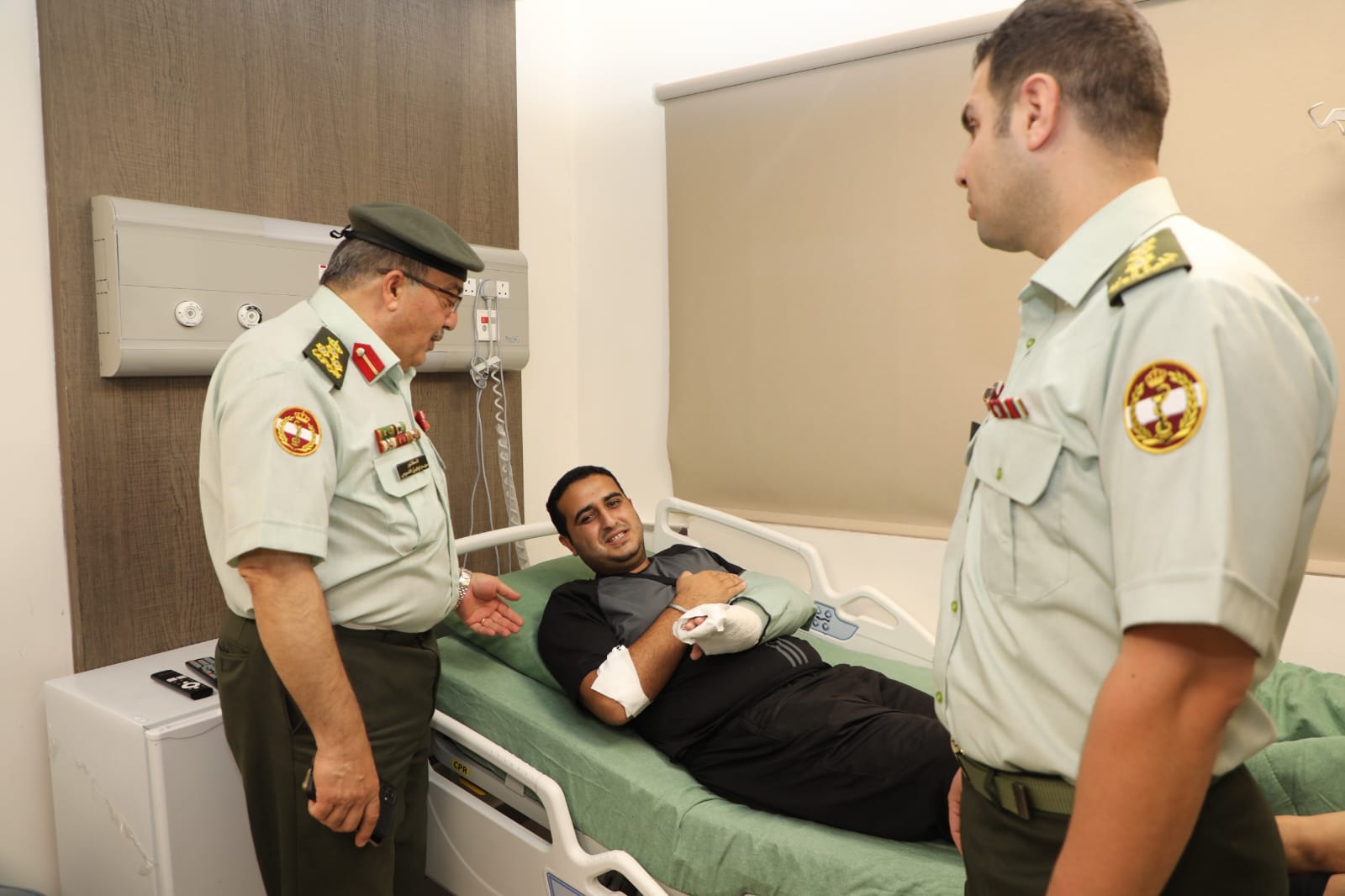 Injured Nurse Evacuated from Field Hospital in Southern Gaza