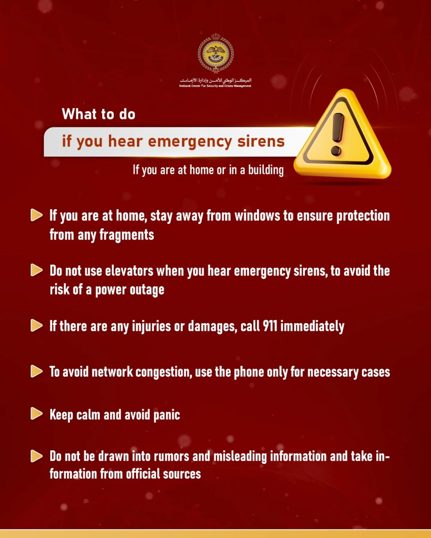 Authorities Issue Emergency Guidelines as Precautionary Measure