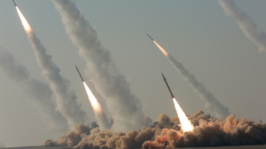 Israeli Military Says Missiles Fired from Iran, Explosions Reported in Tel Aviv and Haifa