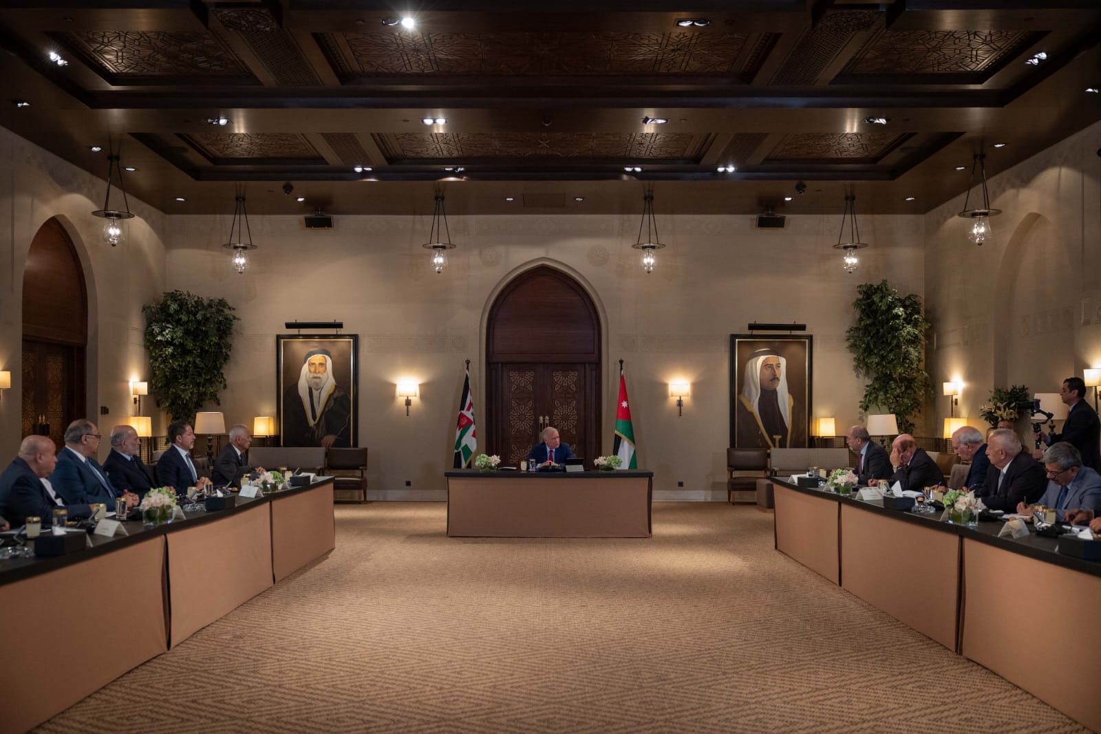 Participants in King's meeting say it highlighted Jordan’s Dual Track of Diplomacy and Security in Regional Crisis