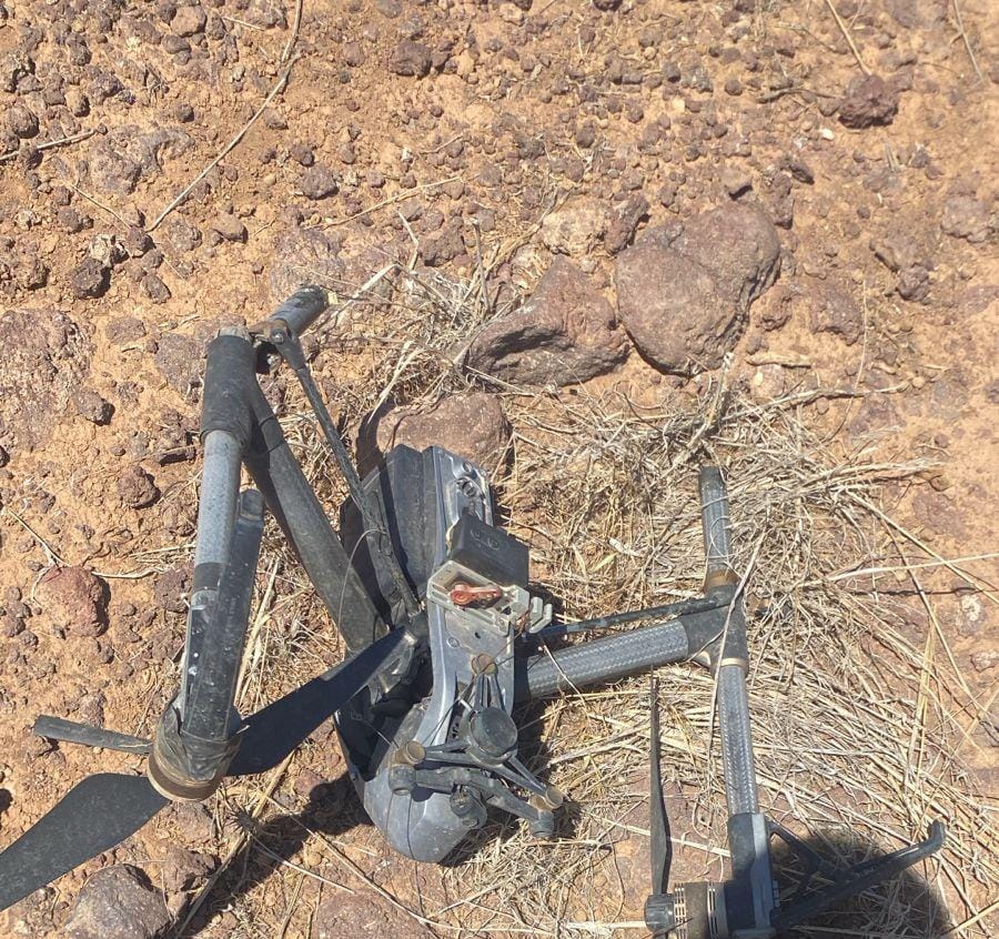 Army Downs Drone Smuggling Crystal Meth on Eastern Border