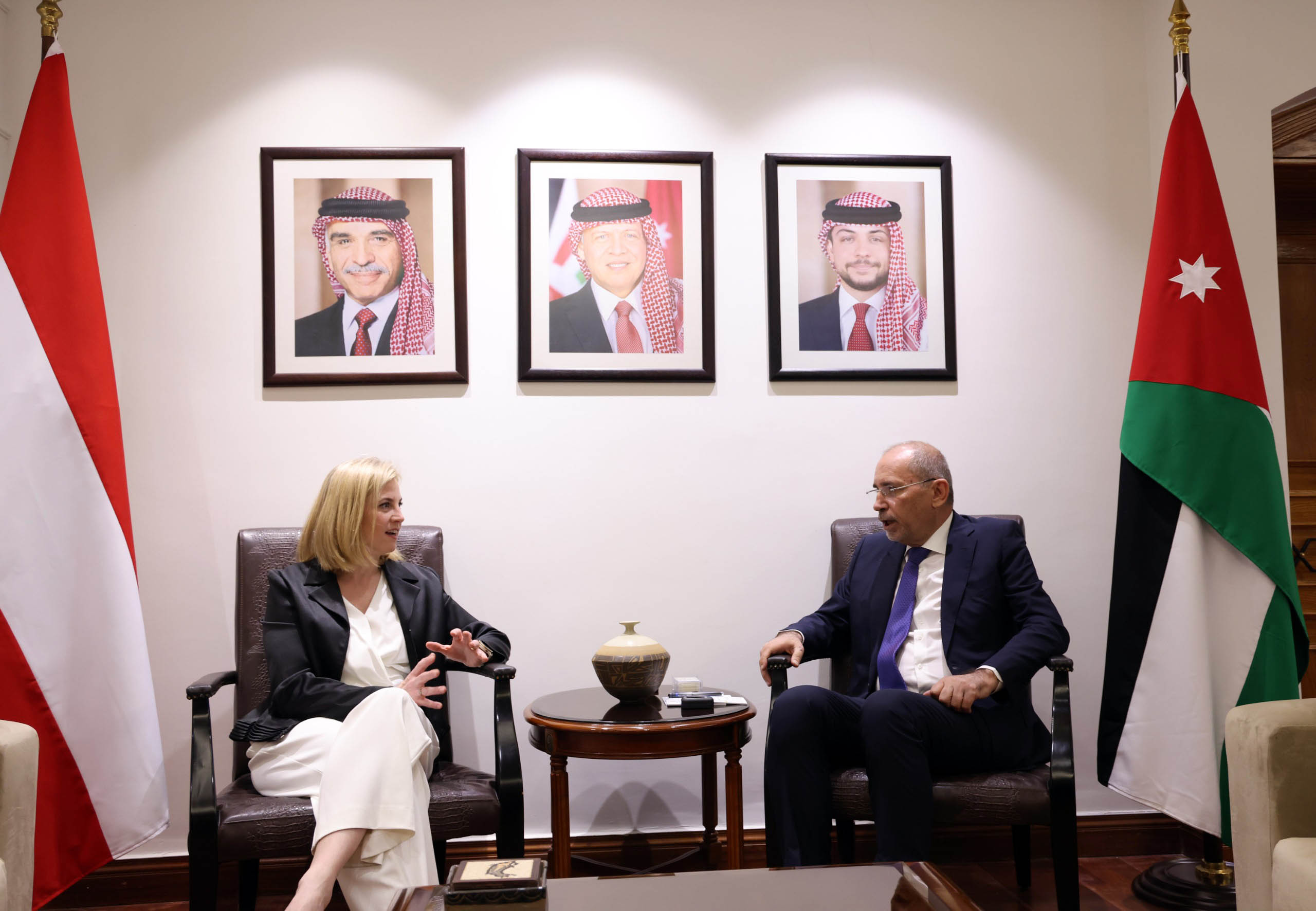 FM Safadi, Austrian counterpart talk ties
