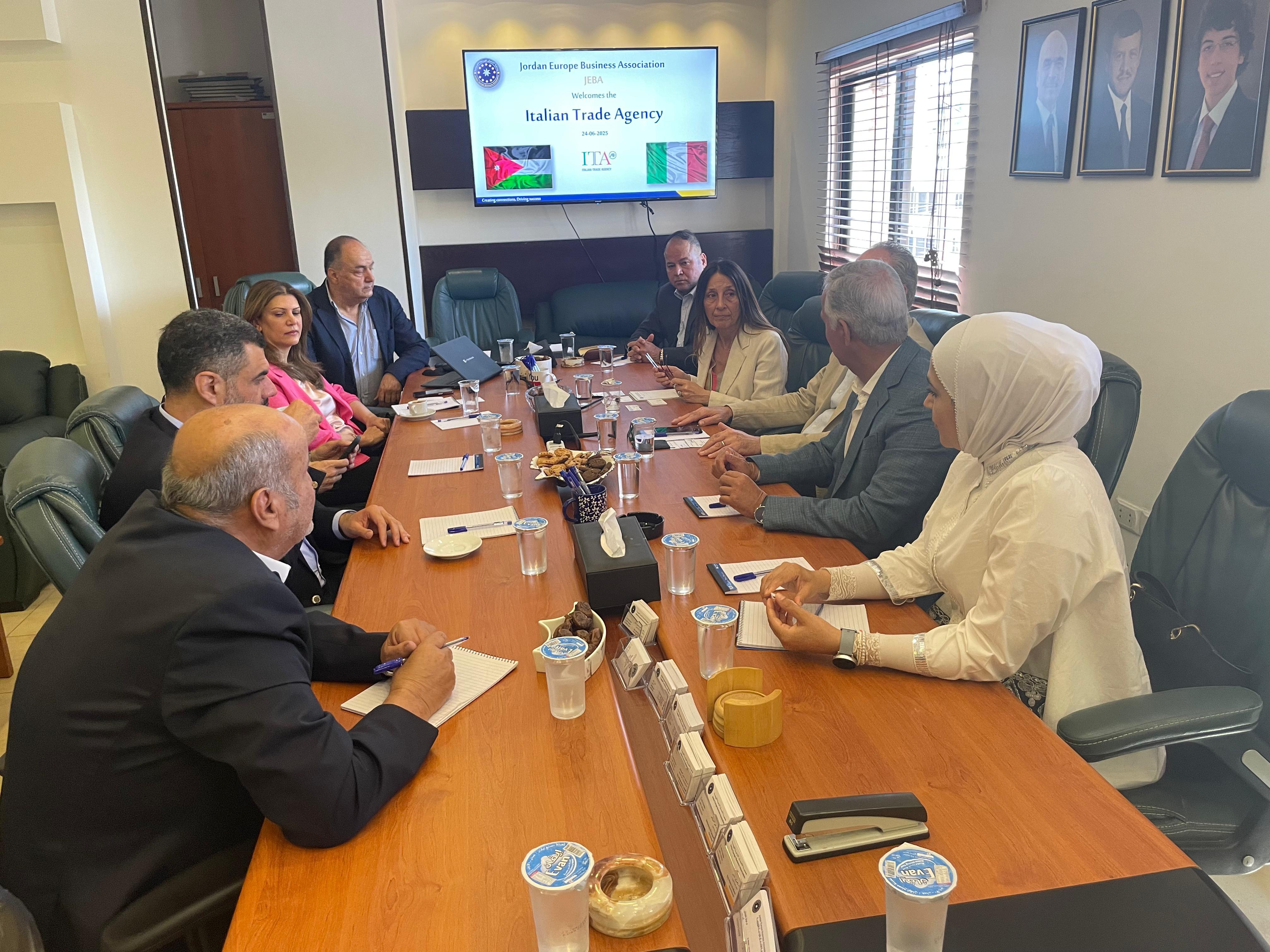 Jordan, Italy Explore Opportunities to Deepen Economic Ties